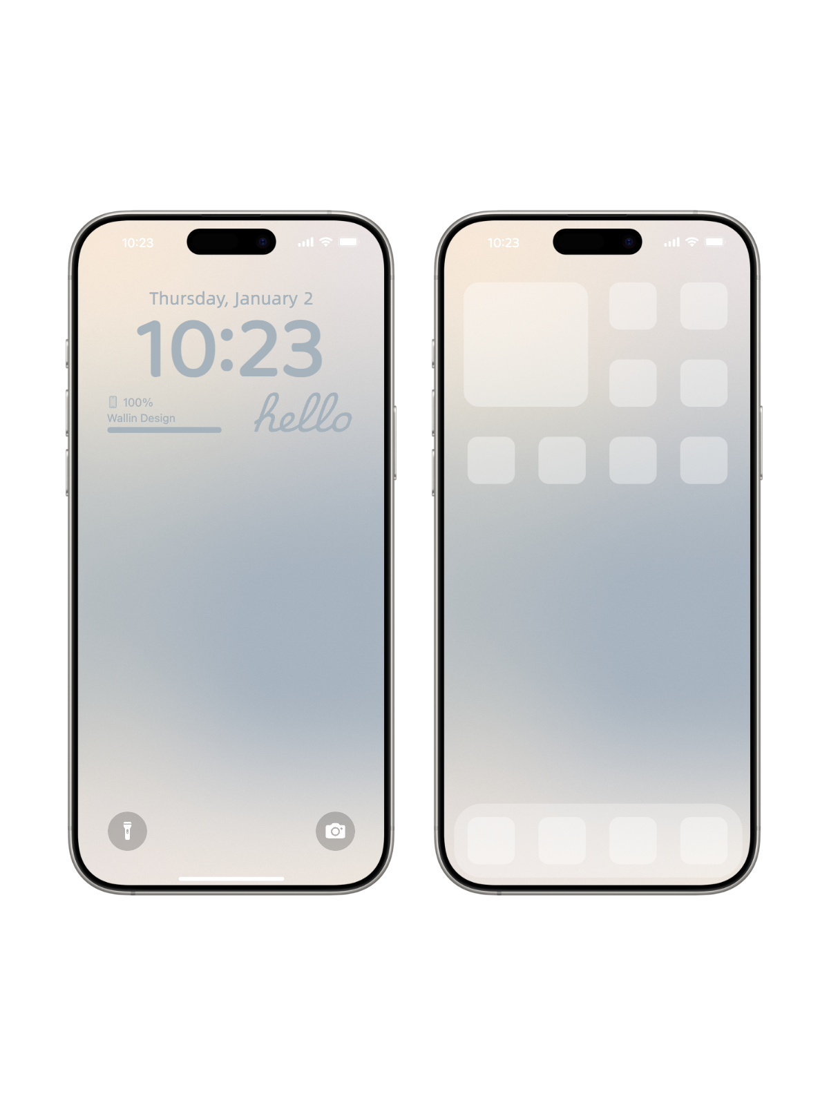 Pastel Whisper: Soft Gradient Wallpaper A003-5