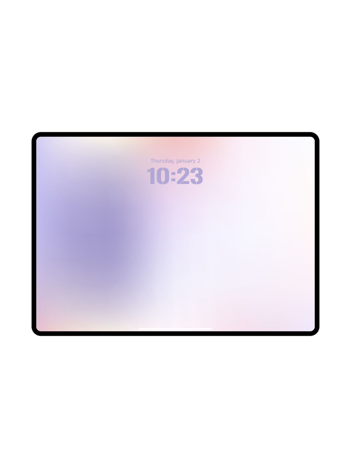 Cloud Haze: Pastel Blur iPad Wallpaper Collection