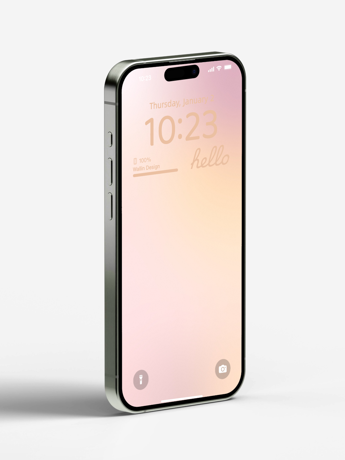 Pastel Whisper: Soft Gradient Wallpaper A003-2