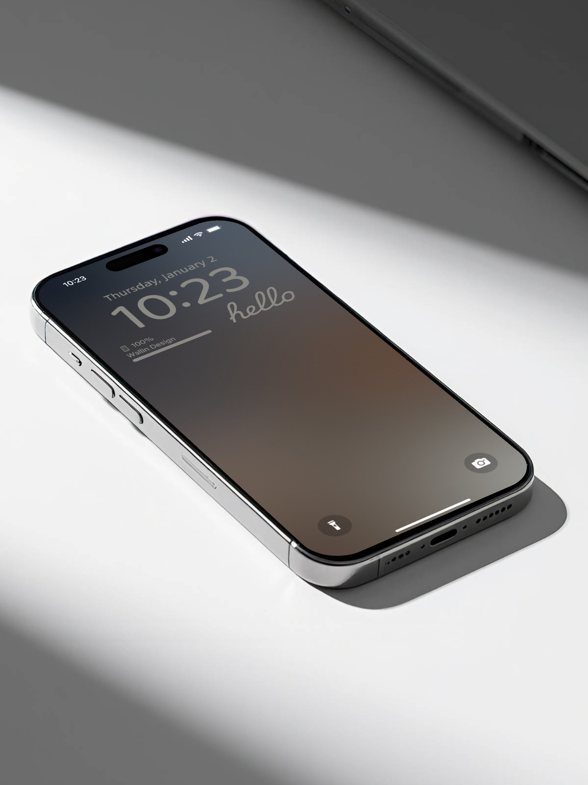 Pastel Whisper: Soft Gradient Wallpaper A003-4