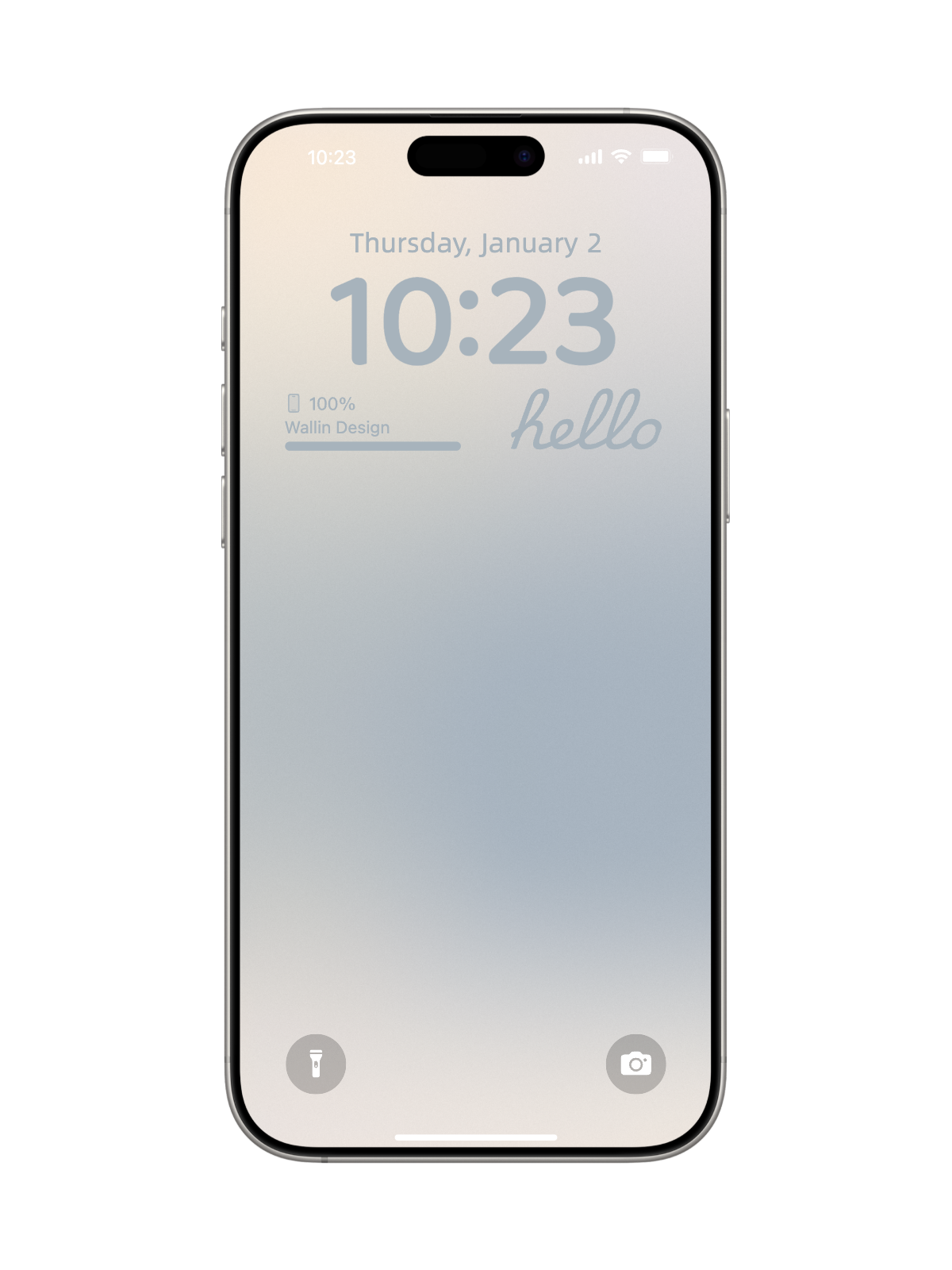 Pastel Whisper: Soft Gradient Wallpaper A003-5