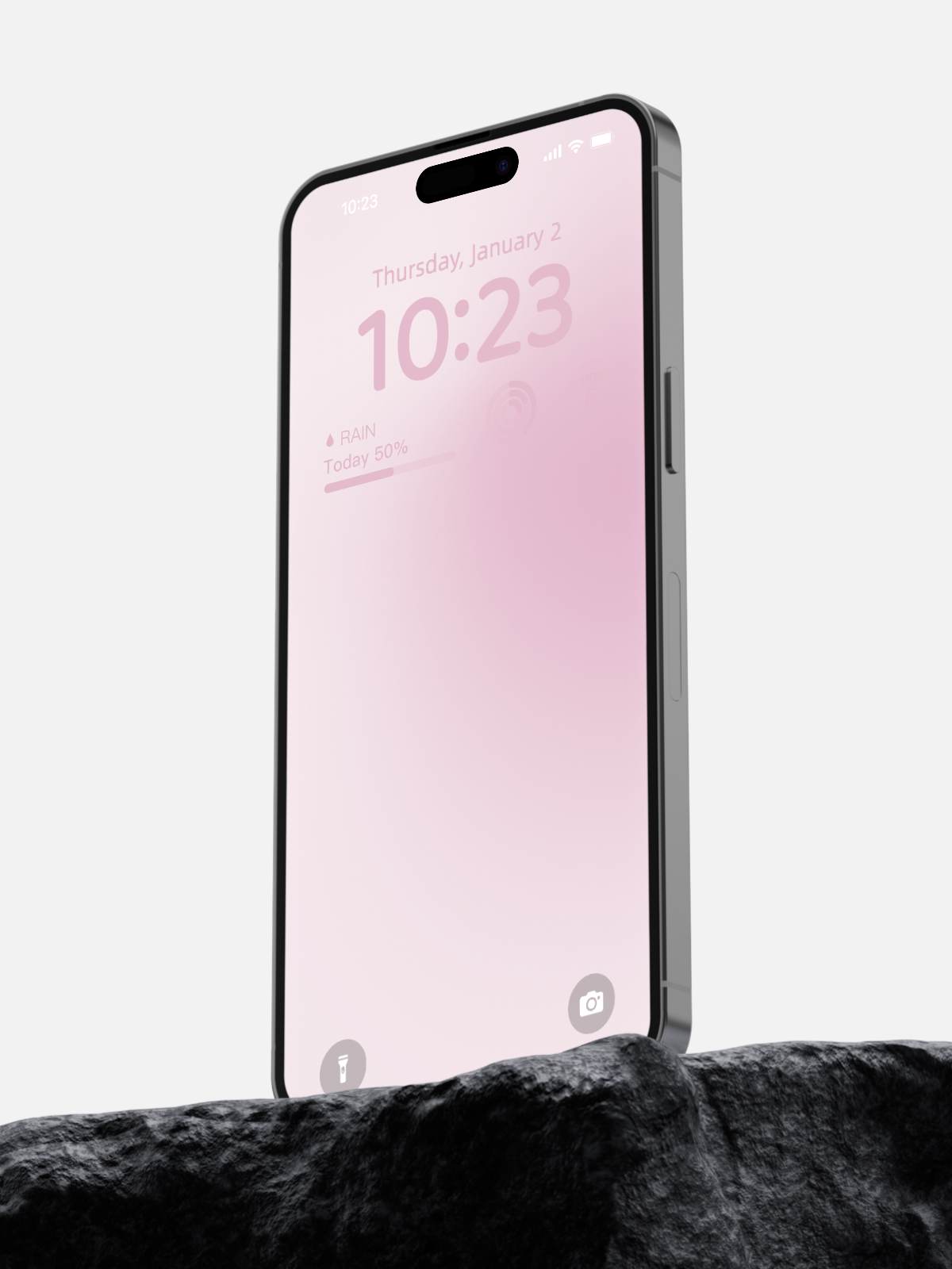 Pastel Whisper: Soft Gradient Wallpaper A003-1