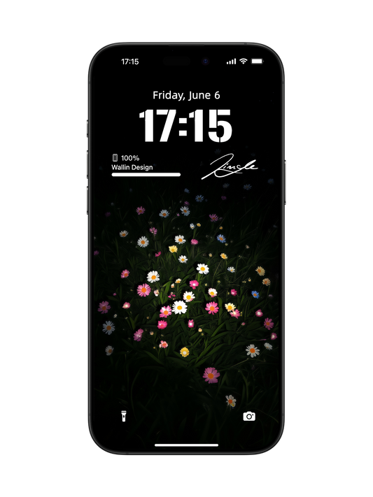 Midnight Bloom: Dynamic Wallpaper