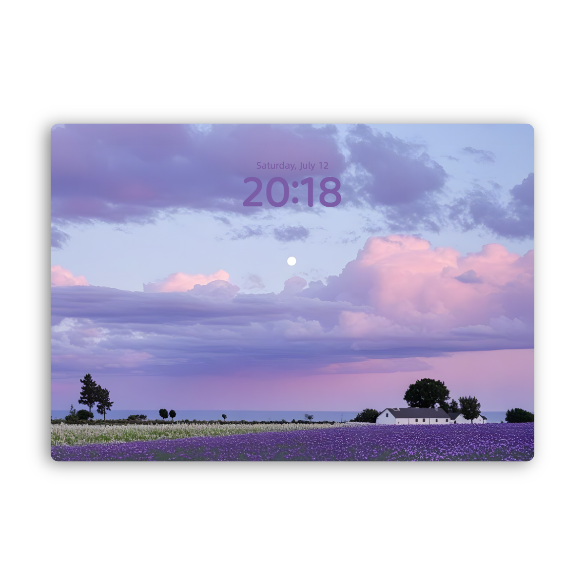 “Lavender Field Serenity” Phone Wallpaper