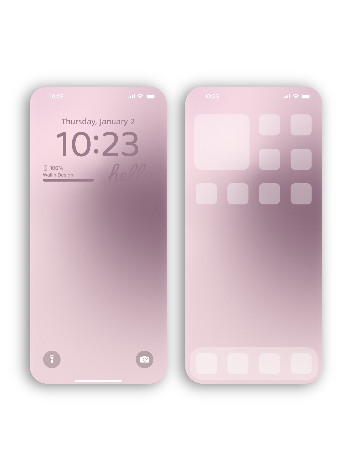 Pastel Whisper: Soft Gradient Wallpaper A003-3